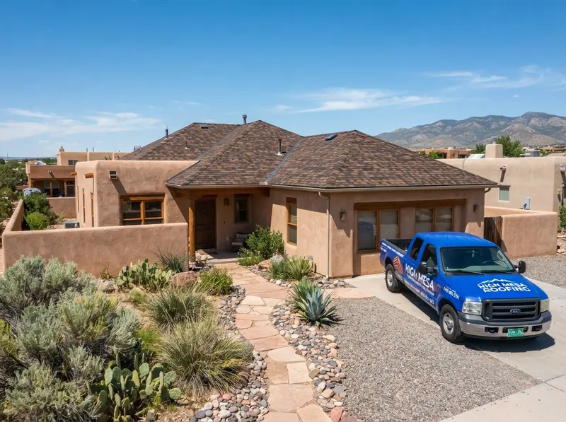 Professional asphalt shingle roof repair