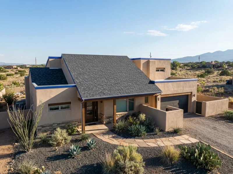 New asphalt shingle roof in Los Lunas New asphalt shingle roof in Los Lunas